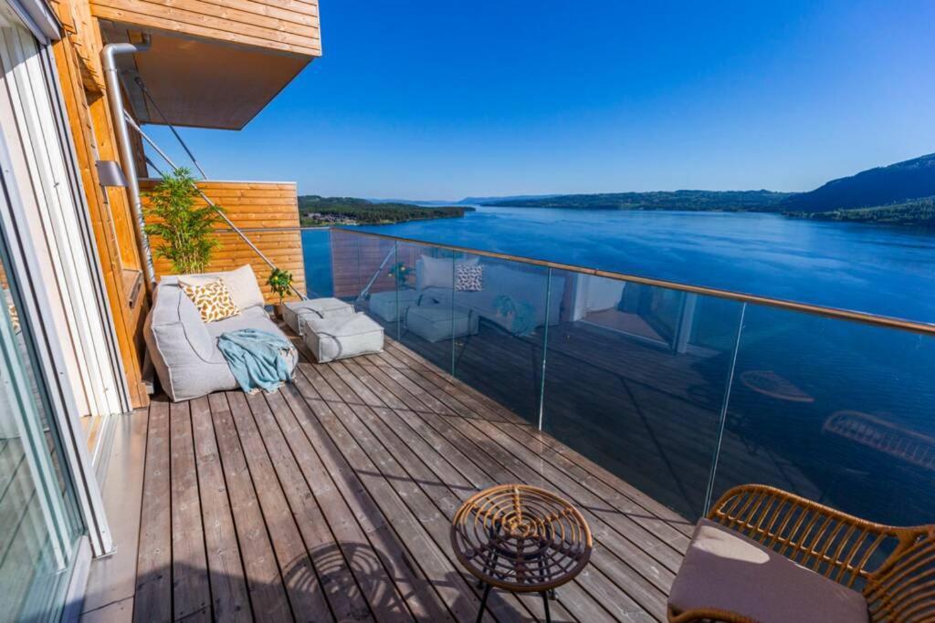 Mjossuite With Lovely View Ringsaker Bagian luar foto